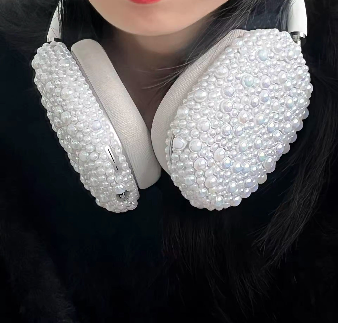 White Pearl AirPods Max Headphone Case Covers