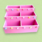 Sugary Sweet Pink Makeup Organizer