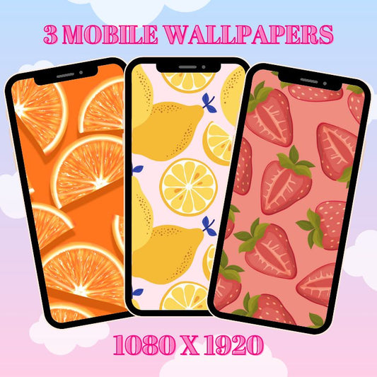 Sweet Juicy Fruit Mobile Wallpaper Pack