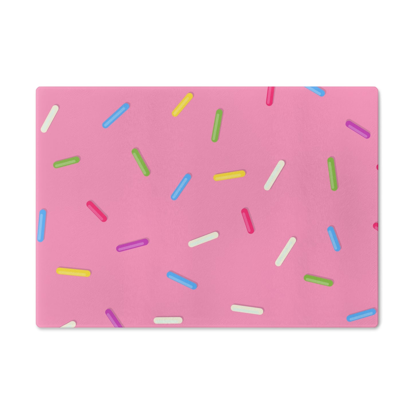 Sprinkles Glass Cutting Board