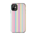 Pastel Candy Stripes Phone Cases (Apple & Android)