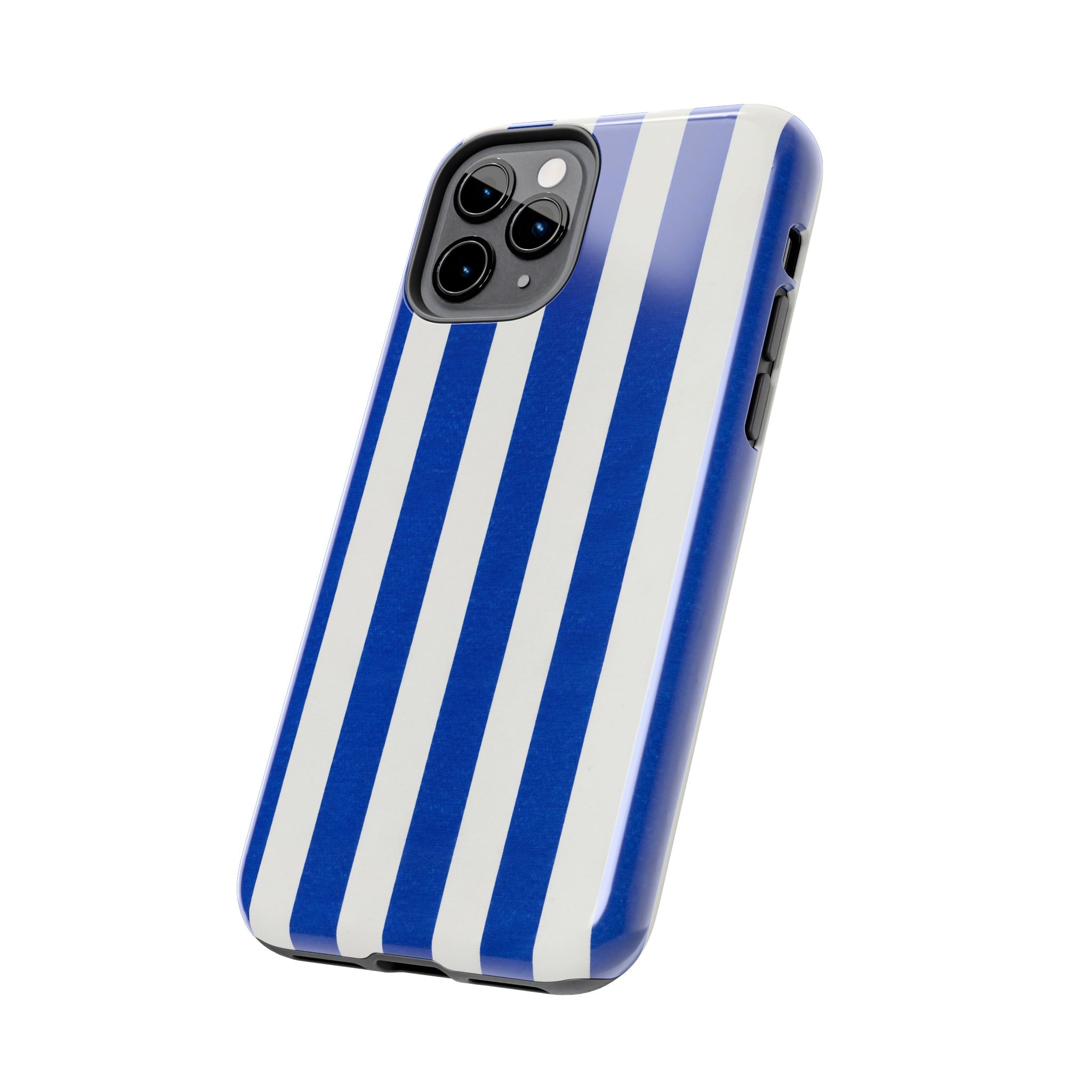 Blue & White Stripes Phone Case (Apple & Android)