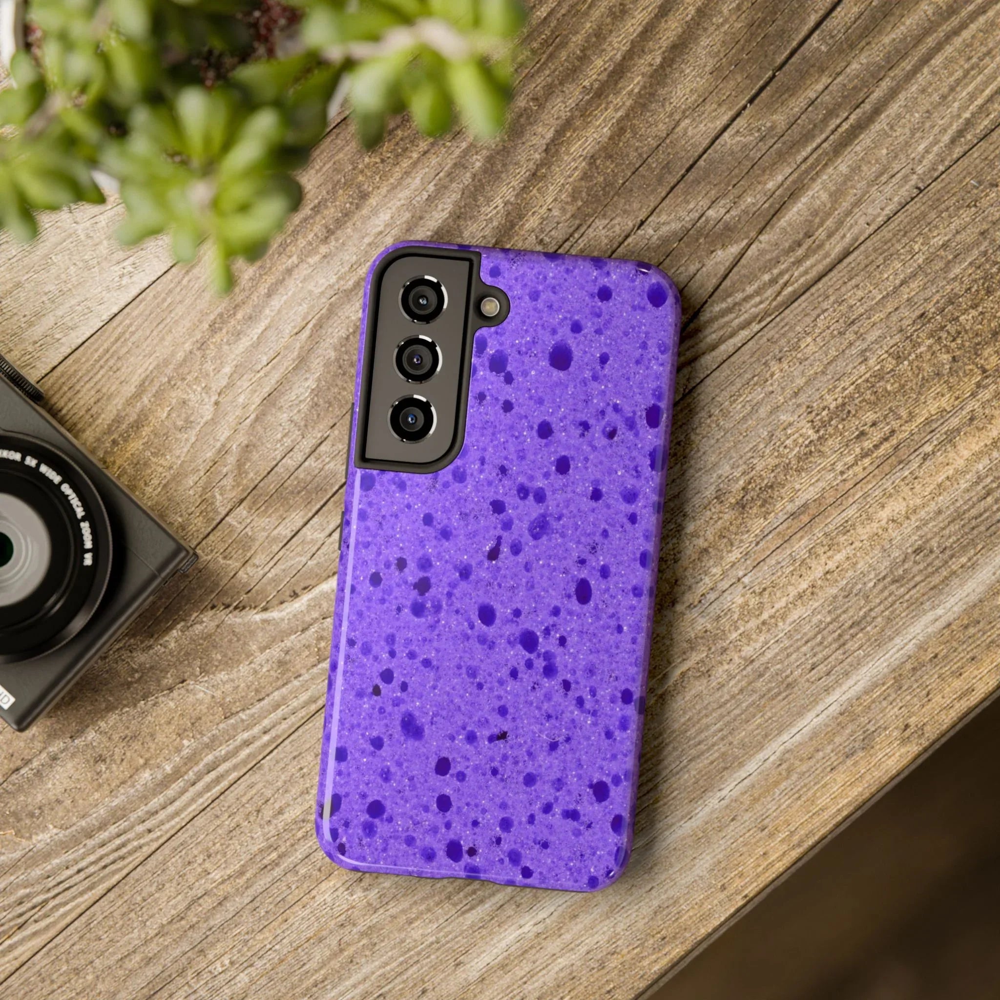 Purple Sponge Phone Case (Apple & Android) - Pink Sweetheart
