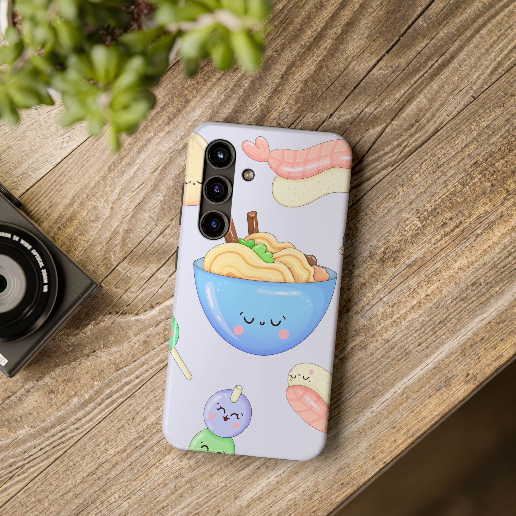 Kawaii Anime Snacks Phone Case (Apple & Android)