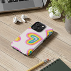 Rainbow Hearts Phone Case (Apple & Android)