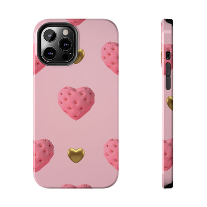 Heart of Gold Pink Phone Case