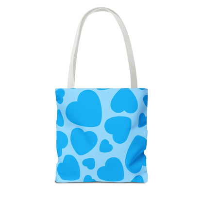 Blue Hearts Tote Bag