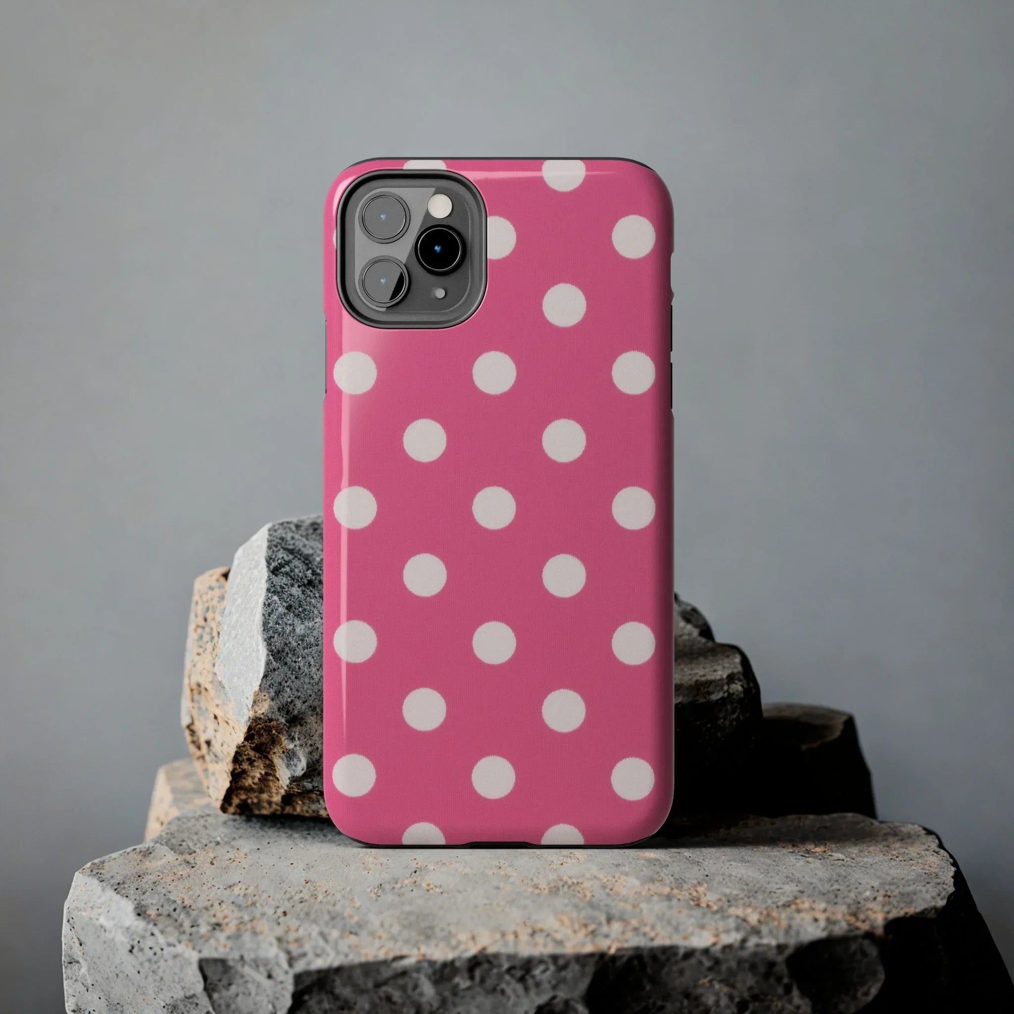 Pink Polka Dot Phone Case (Apple & Android) - Pink Sweetheart