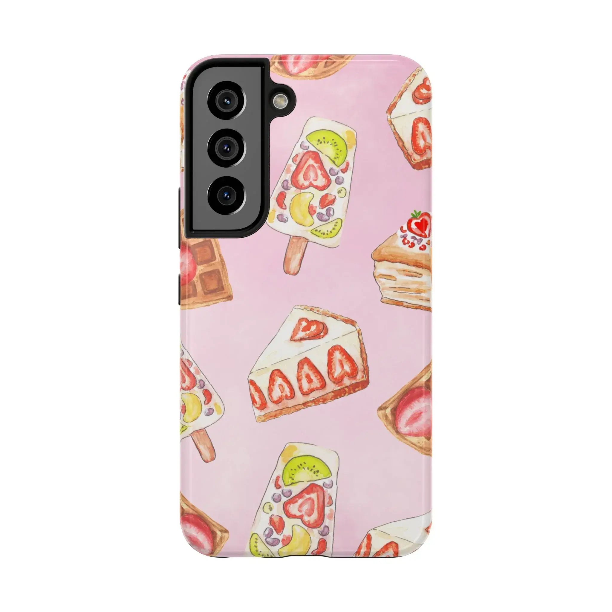 Tasty Pastry Treats Phone Case (Apple & Android) - Pink Sweetheart