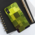 Chartreuse Patchwork Phone Case (Apple & Android)