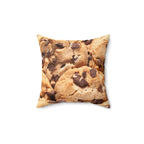 Chunky Chocolate Chip Cookies Square Pillow
