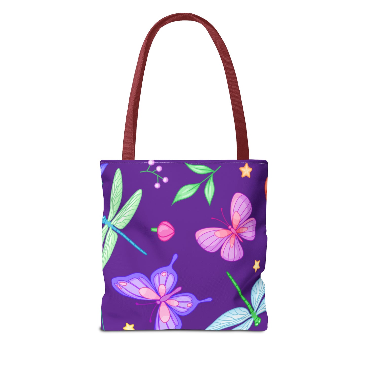 Purple Butterfly Forest Tote Bag