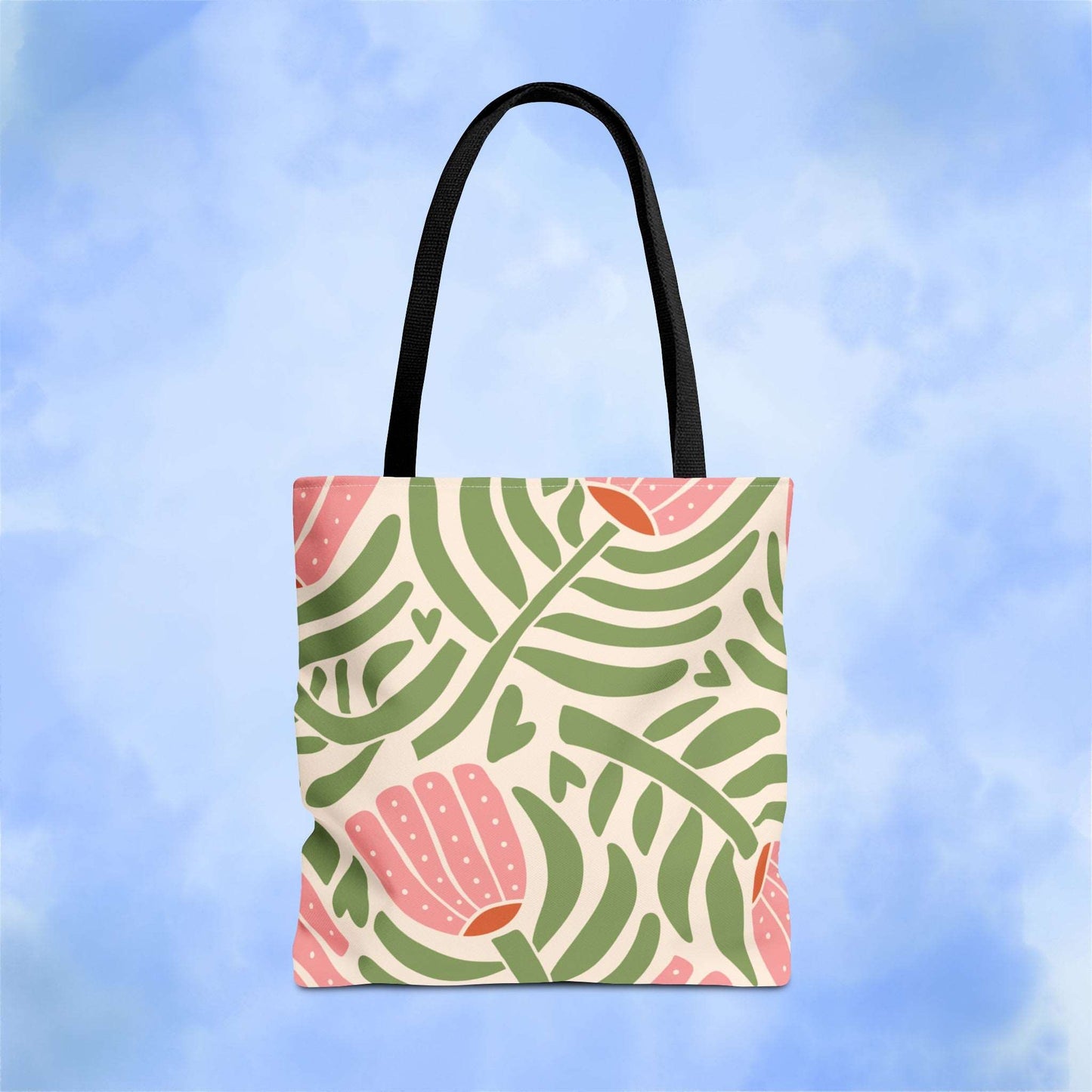 70s Retro Botanicals Tote Bag