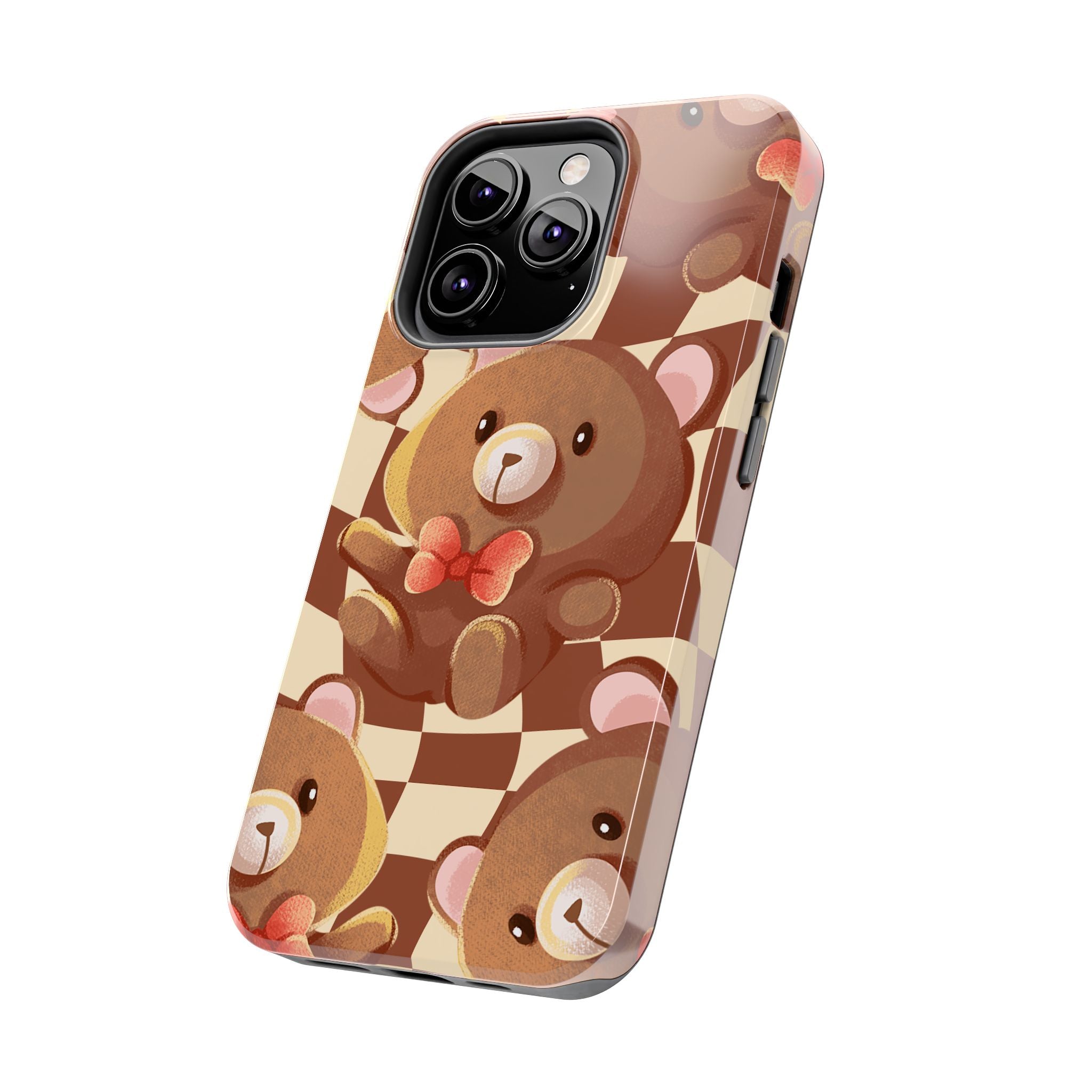 Retro Brown Bear Phone Case (Apple & Android)
