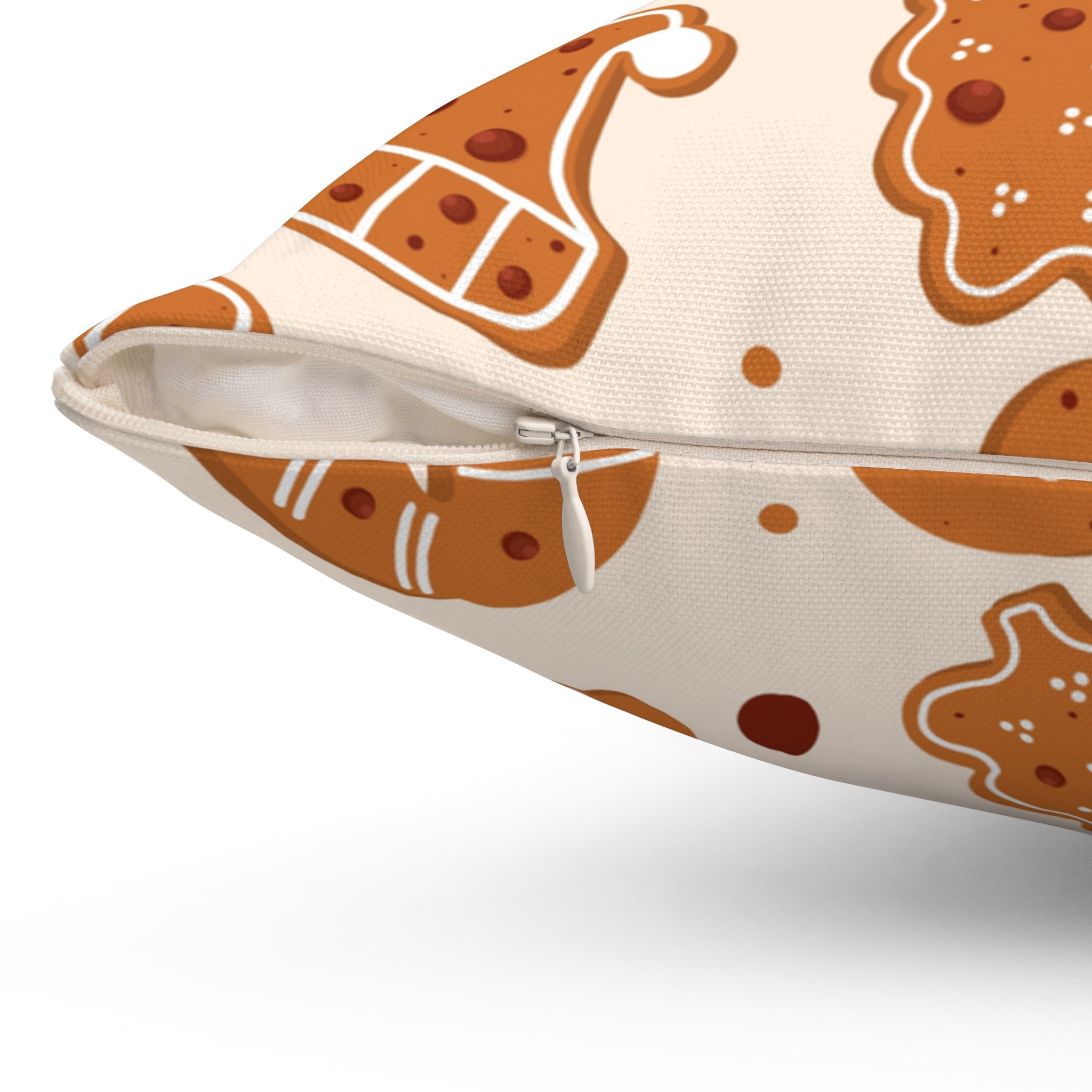 Warm Gingerbread Cookies Square Pillow