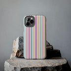 Pastel Candy Stripes Phone Cases (Apple & Android)