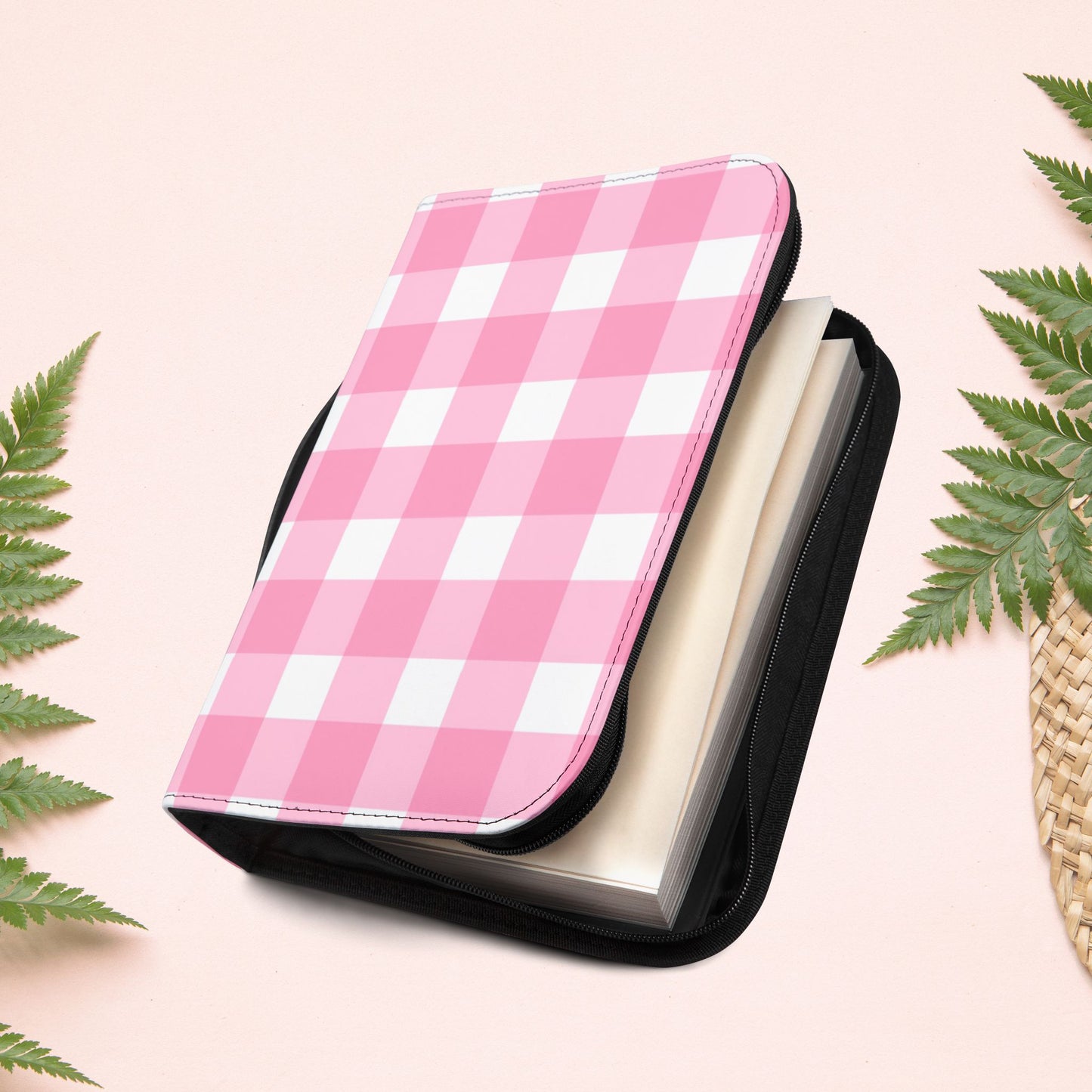 Pink Gingham Book Cover