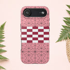 Geometric Kimono Tough Phone Case (Apple & Android) - Pink Sweetheart