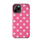 Pink Polka Dot Phone Case (Apple & Android)