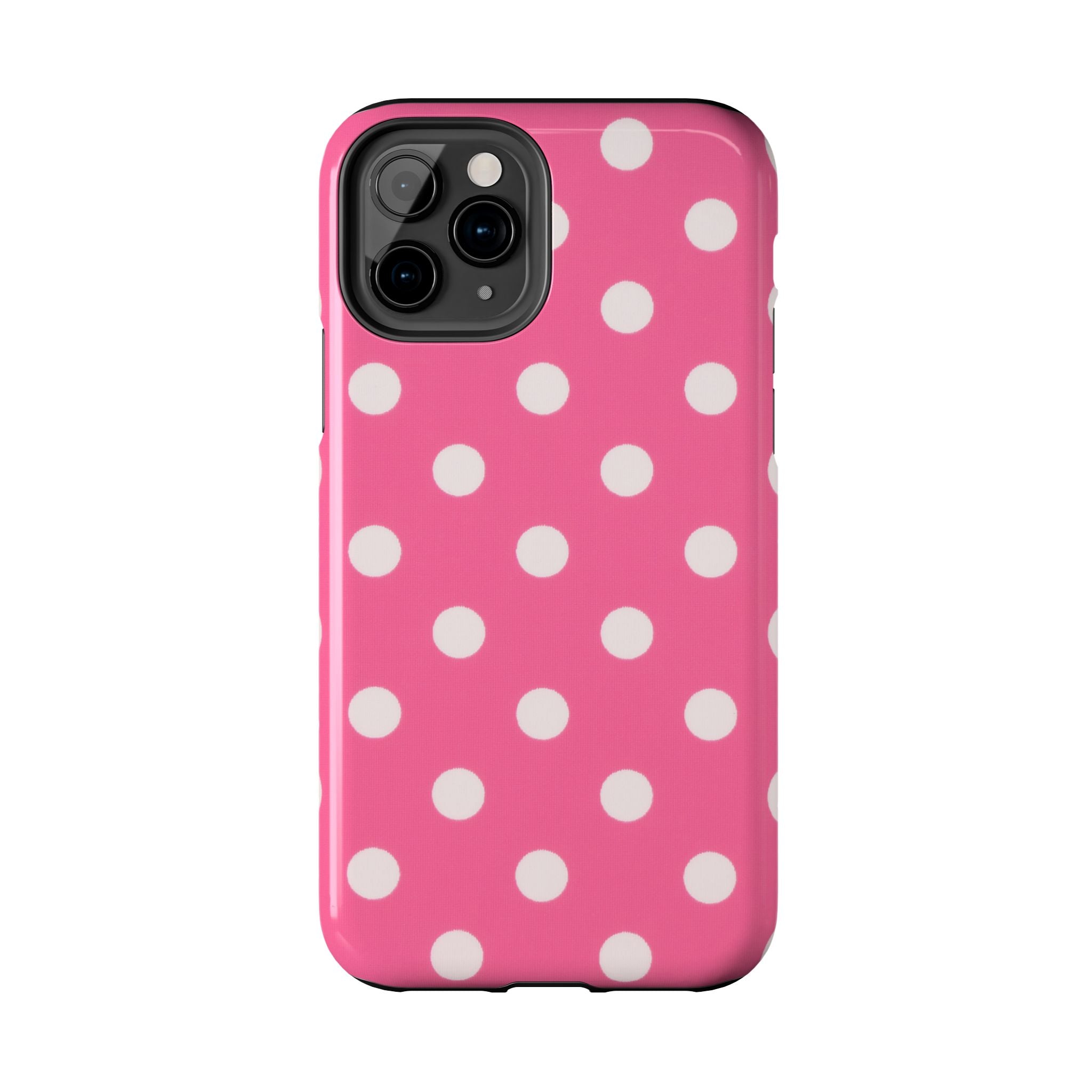 Pink Polka Dot Phone Case (Apple & Android)