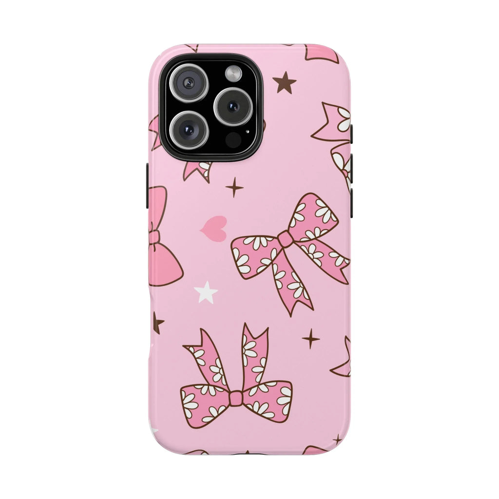 Pretty Pink Bows Phone Case (Apple & Android) - Pink Sweetheart