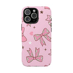 Pretty Pink Bows Phone Case (Apple & Android) - Pink Sweetheart