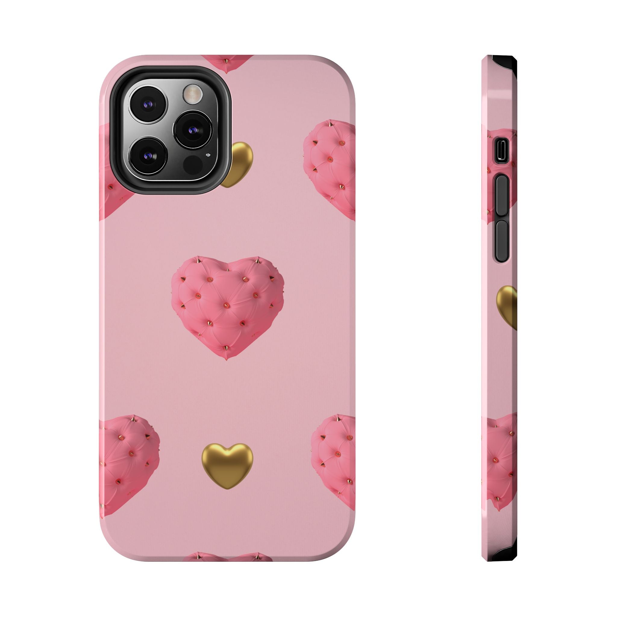 Heart of Gold Pink Phone Case (Apple & Android)