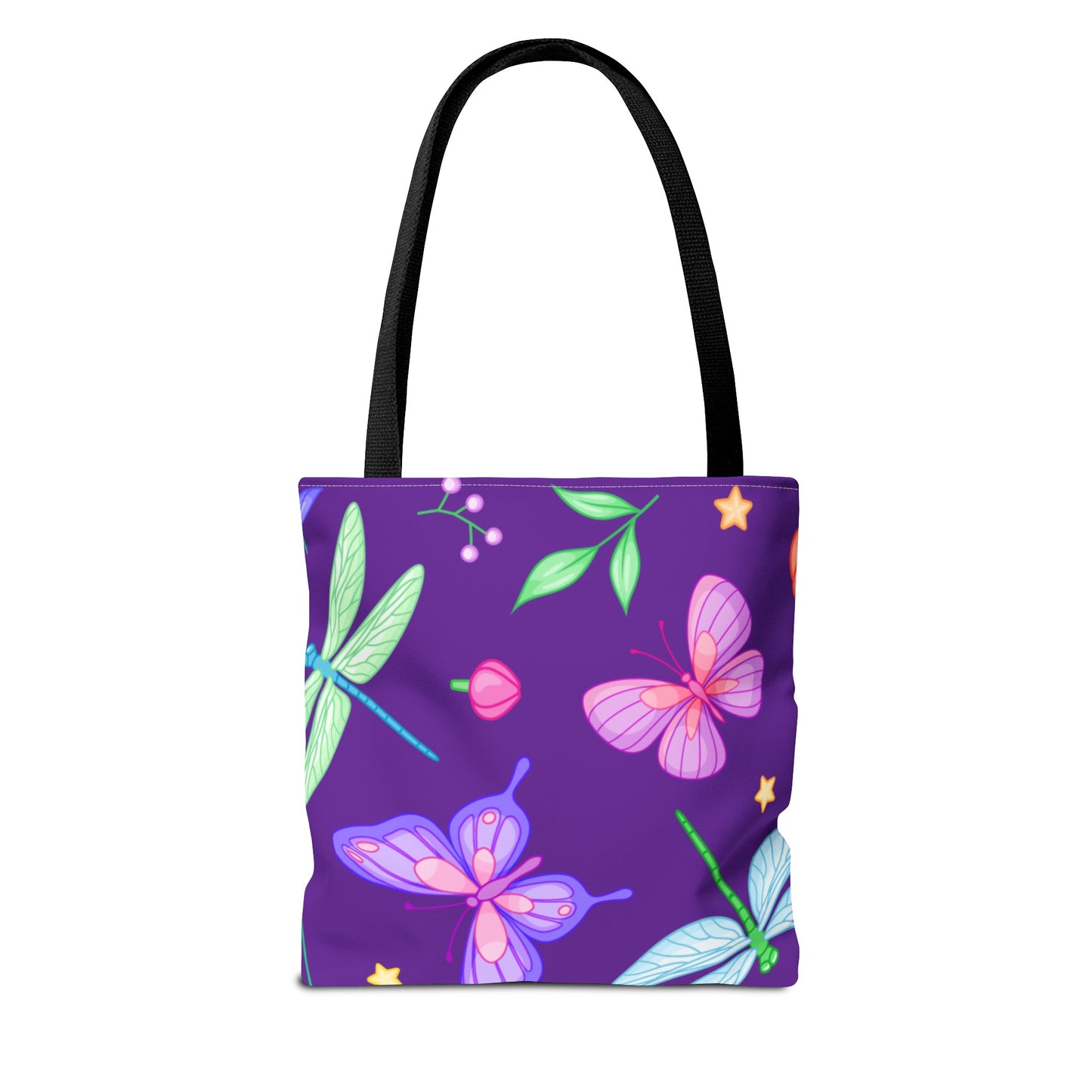 Purple Butterfly Forest Tote Bag