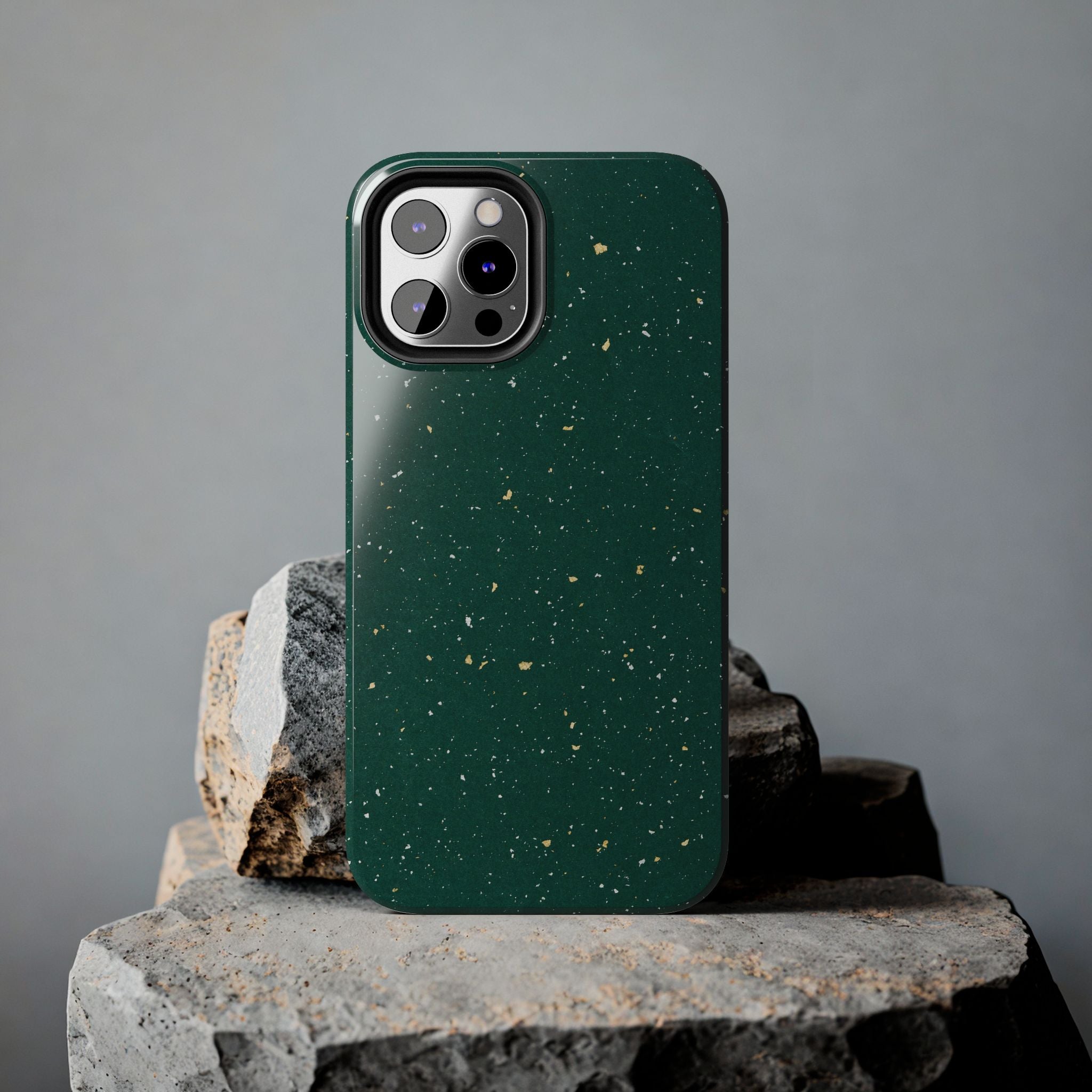 Emerald Gold Flecked Phone Case (Apple & Android)