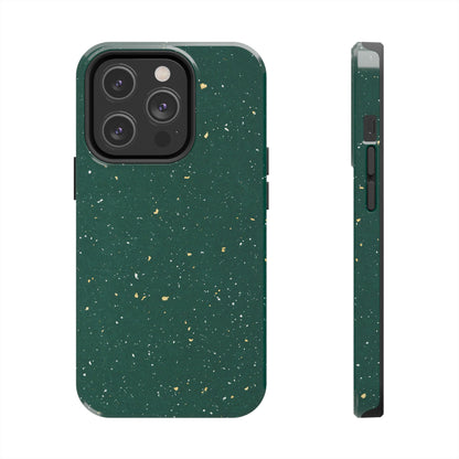 Emerald Gold Flecked Phone Case