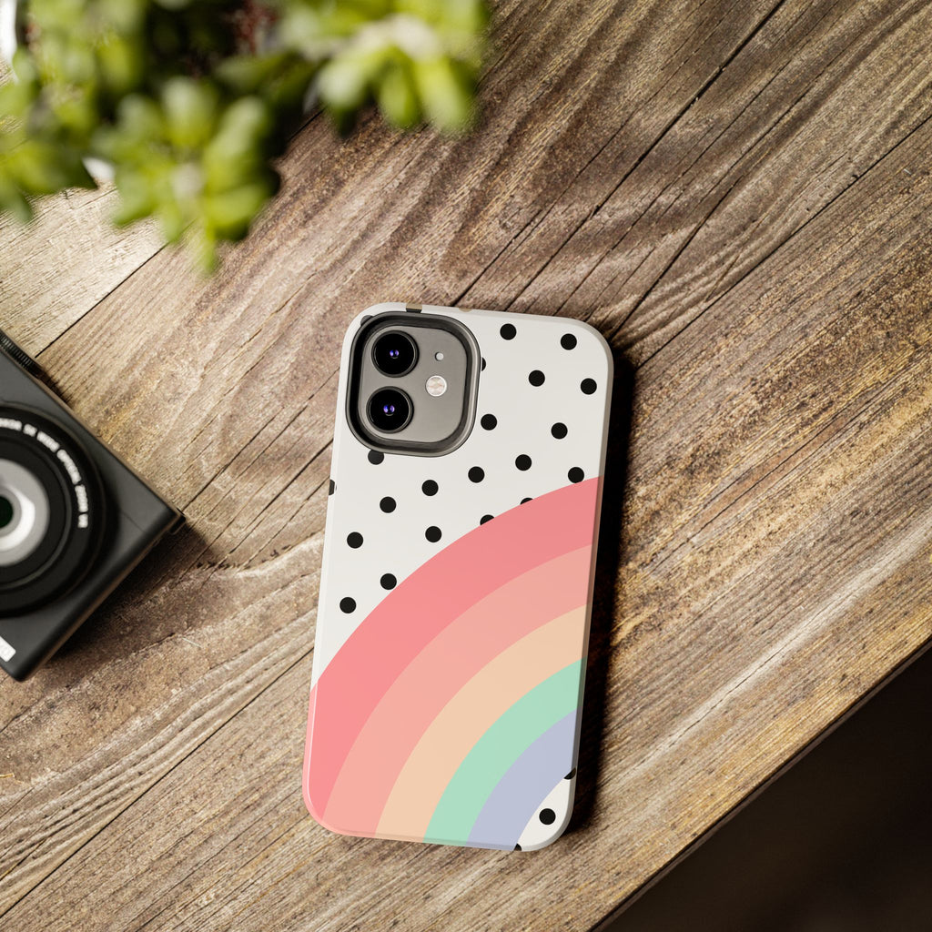 Polka Dot Rainbow Phone Case (Apple & Android)