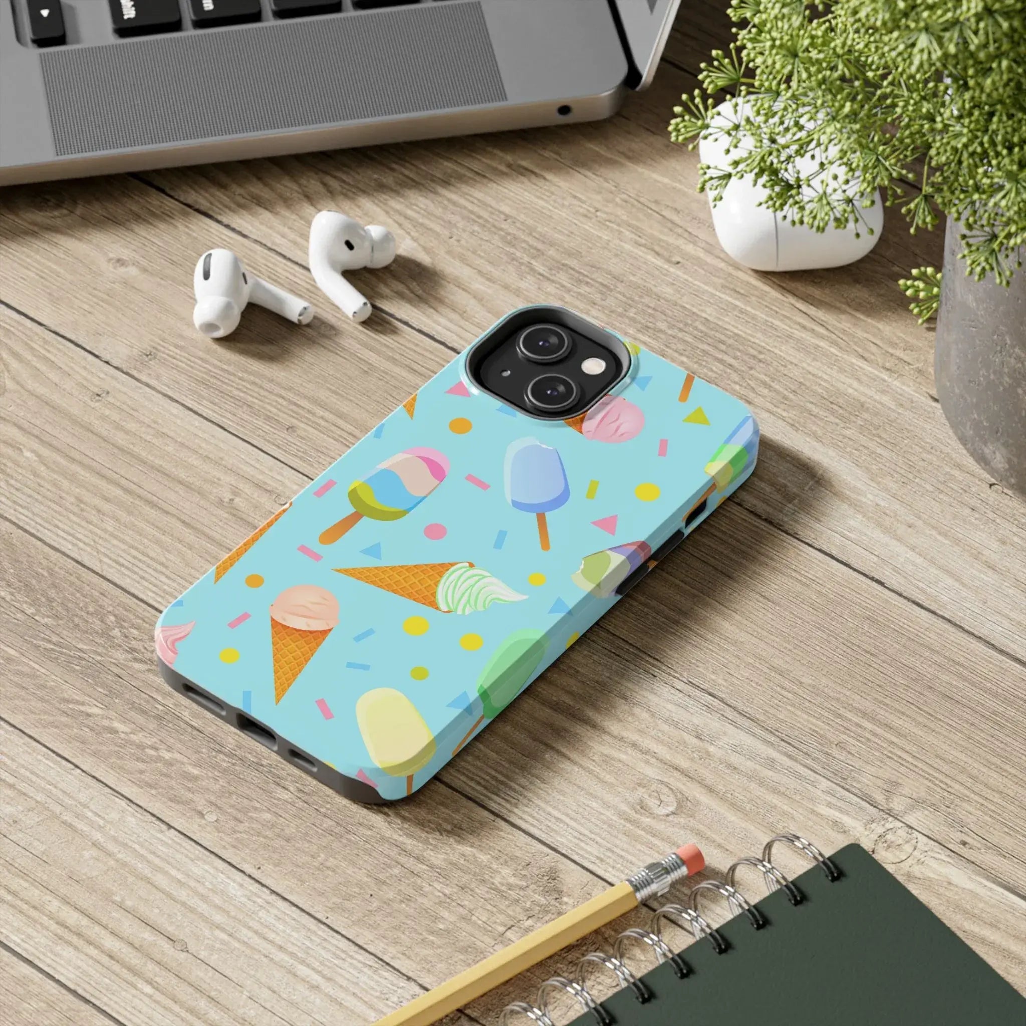 Ice Cream Festival Phone Case (Apple & Android) - Pink Sweetheart