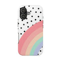 Polka Dot Rainbow Phone Case (Apple & Android) - Pink Sweetheart