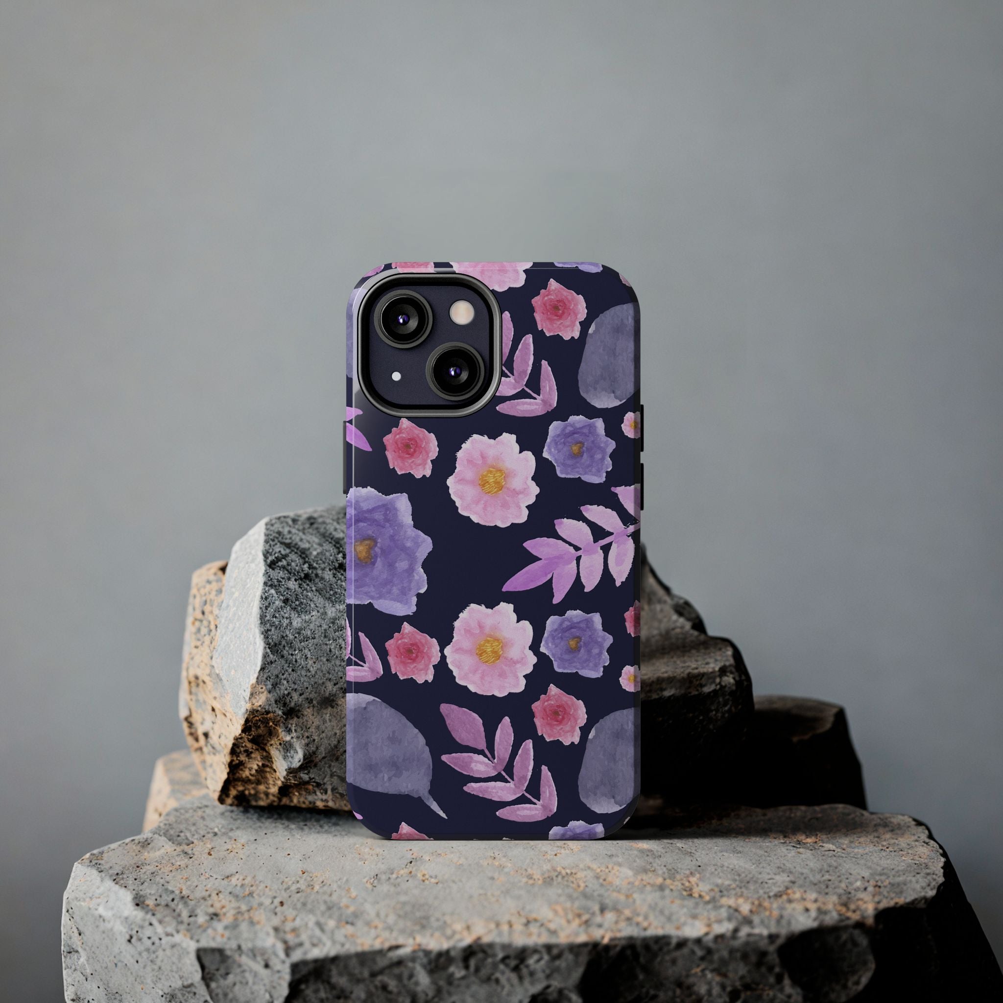 Purple Florals Phone Case (Apple & Android)