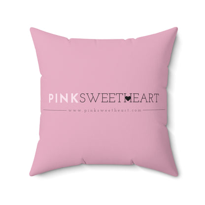 Pink Sweetheart Square Pillow