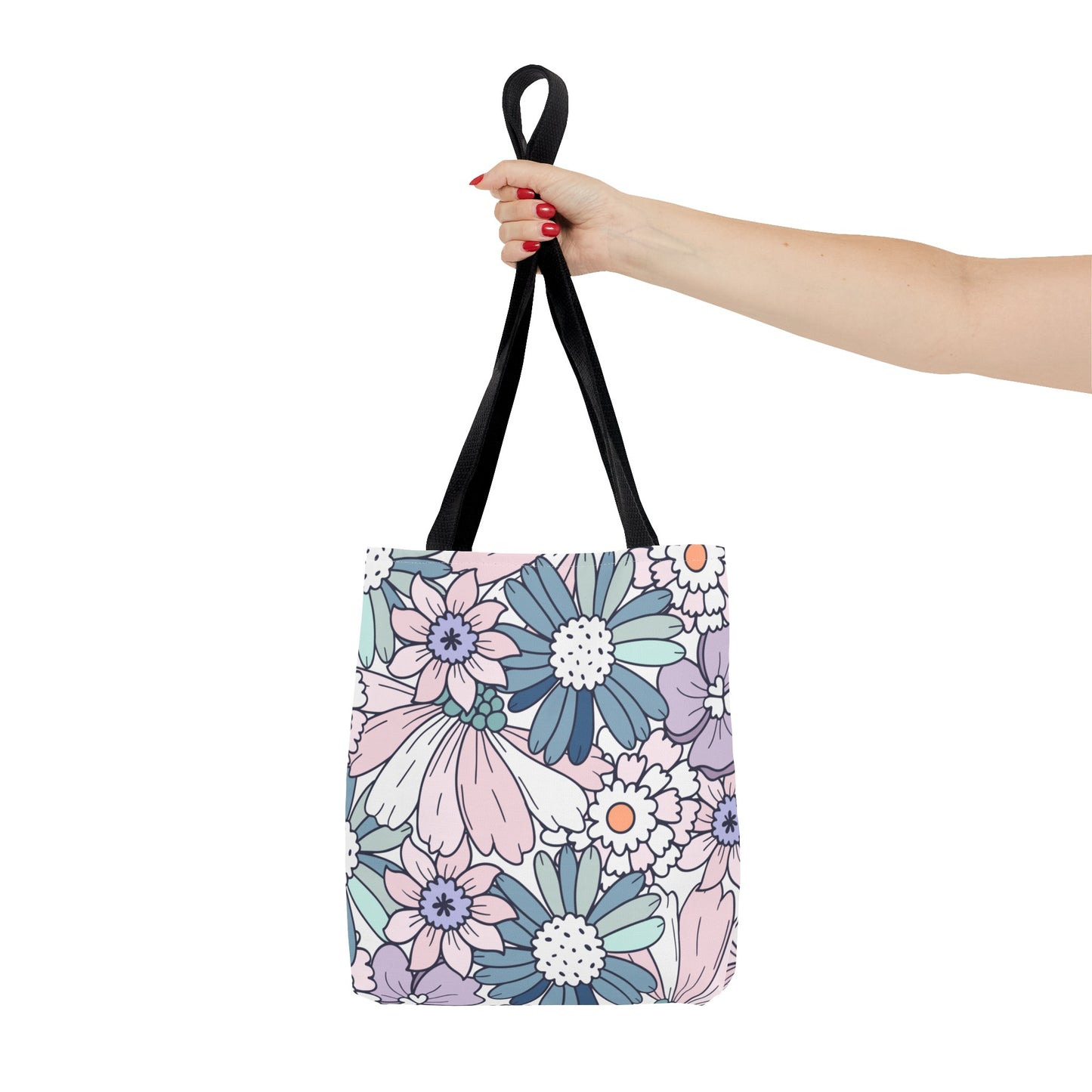 Vintage Floral Bloom Tote Bag