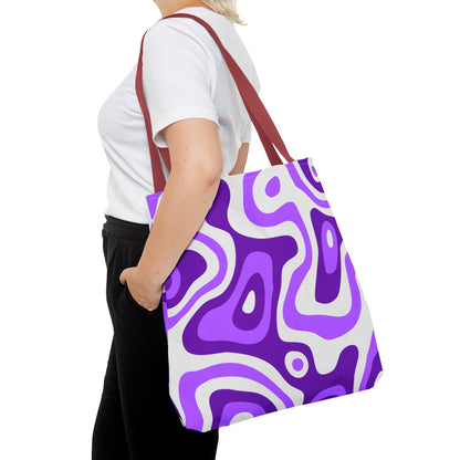 Groovy Purple Lava Tote Bag