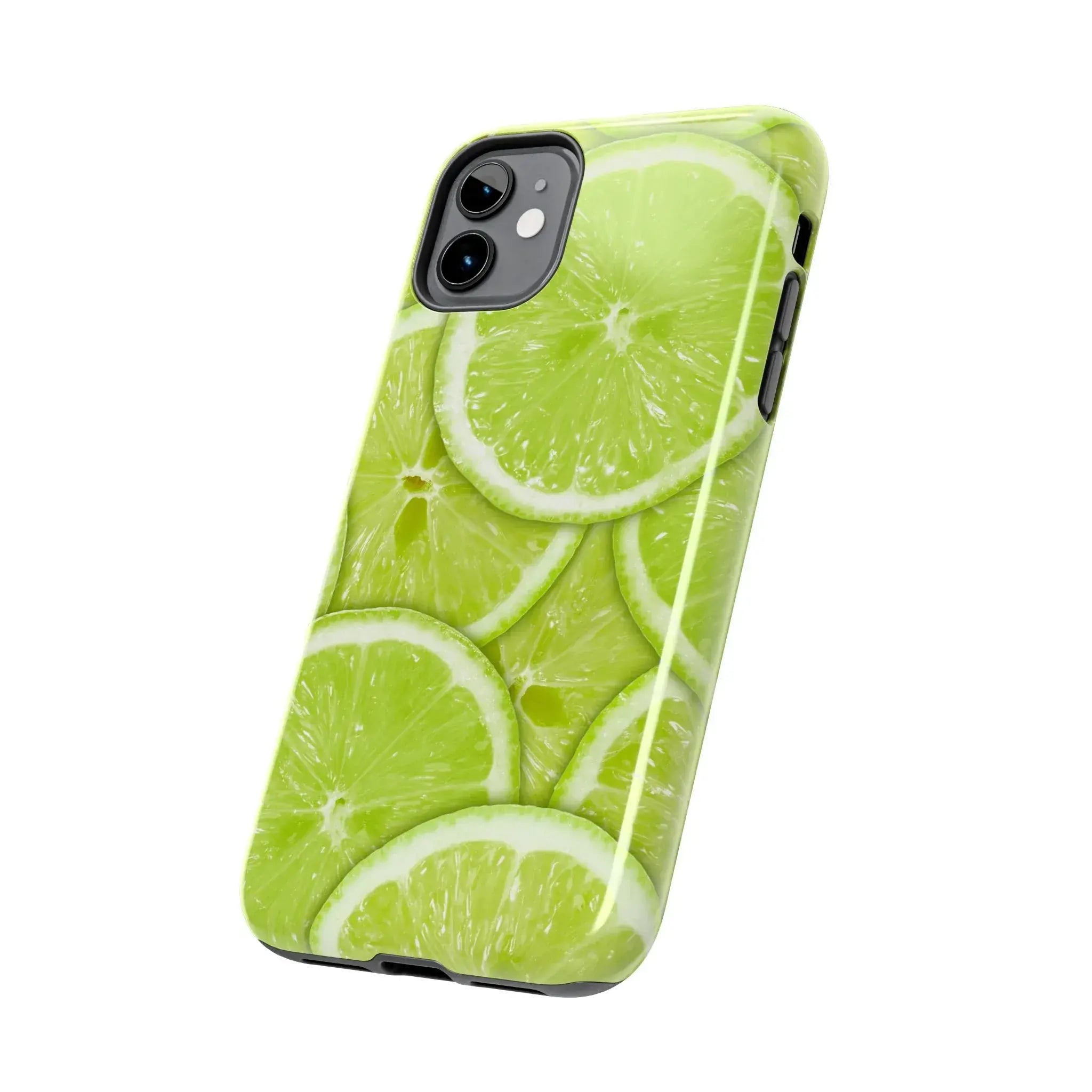 Green Citrus Lime Phone Case (Apple & Android) - Pink Sweetheart