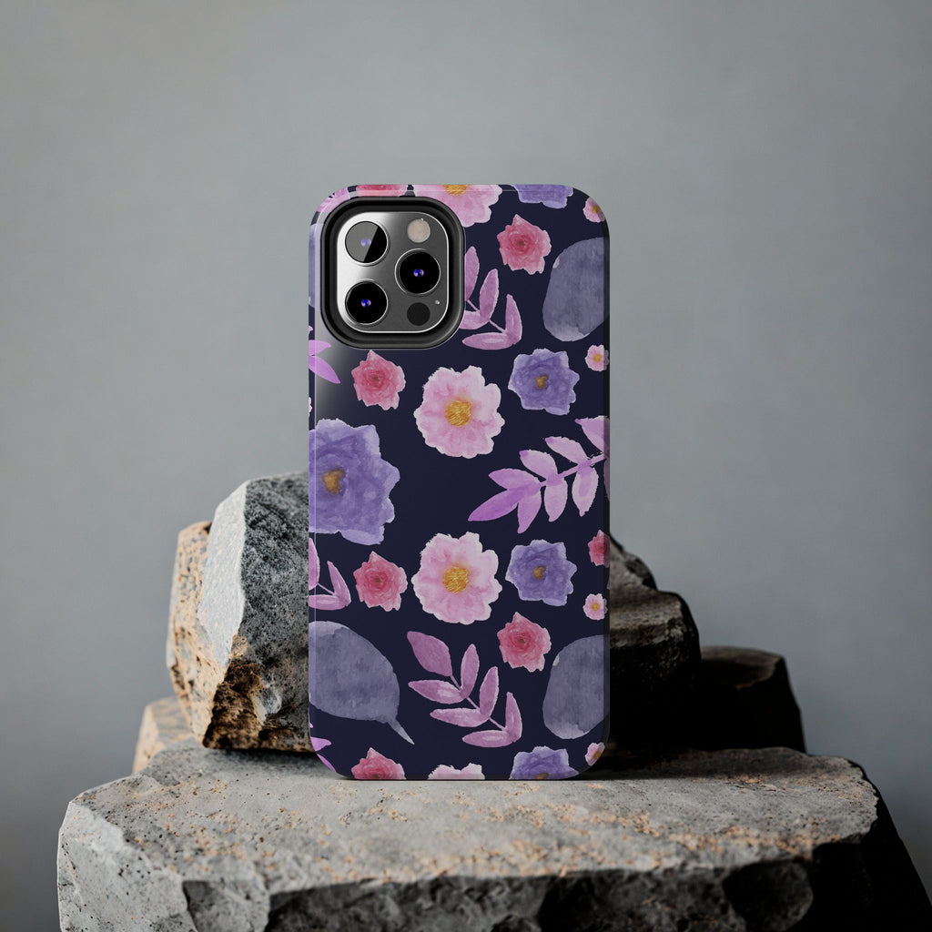 Purple Florals Phone Case (Apple & Android)