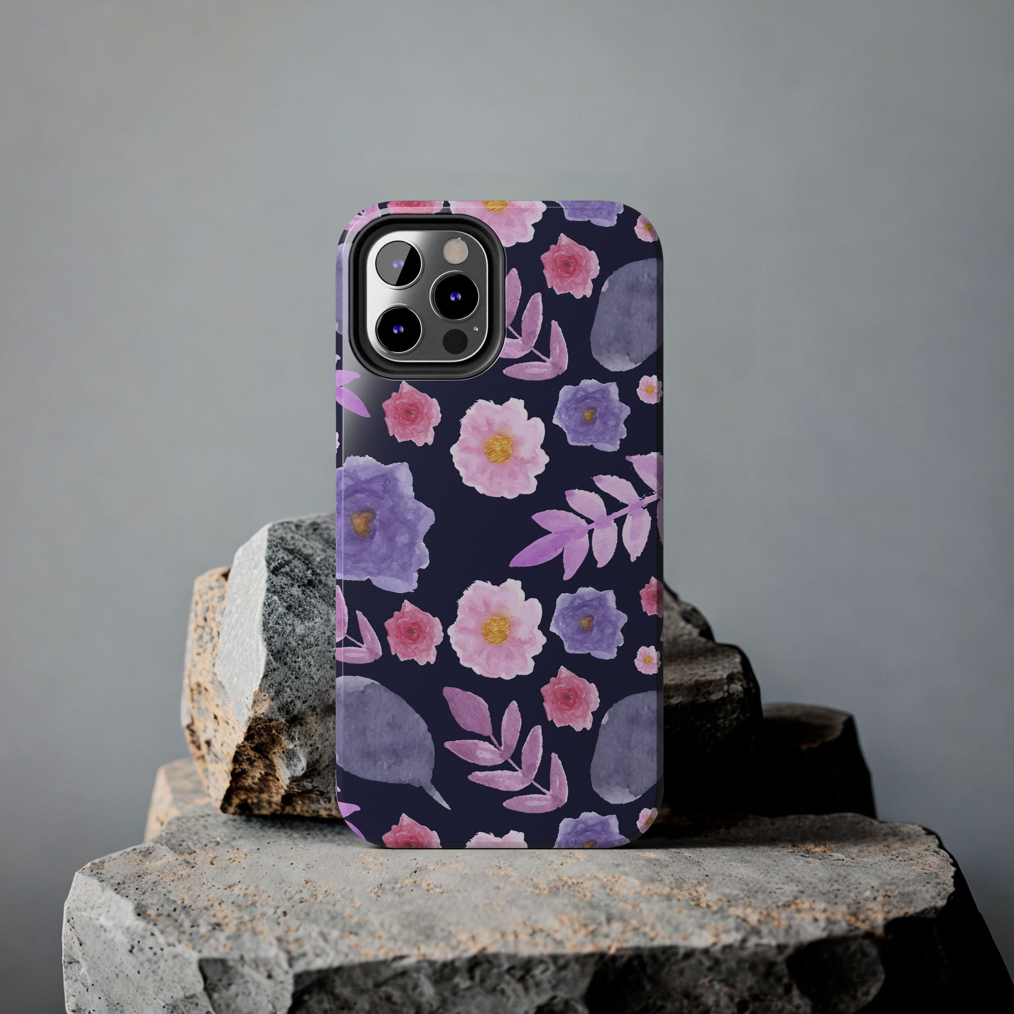 Purple Florals Phone Case (Apple & Android)