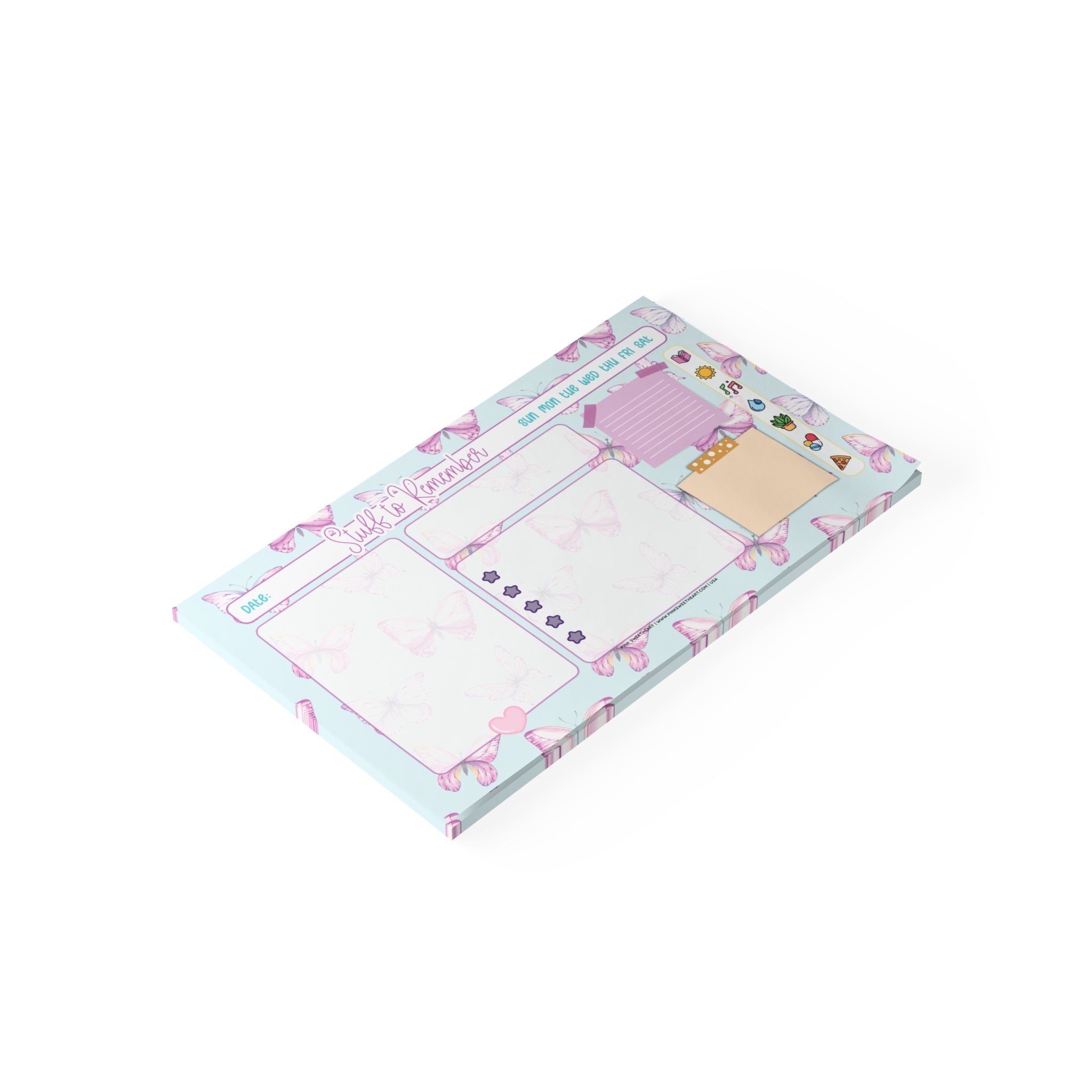 Mesmerizing Butterflies Sticky Note Pad