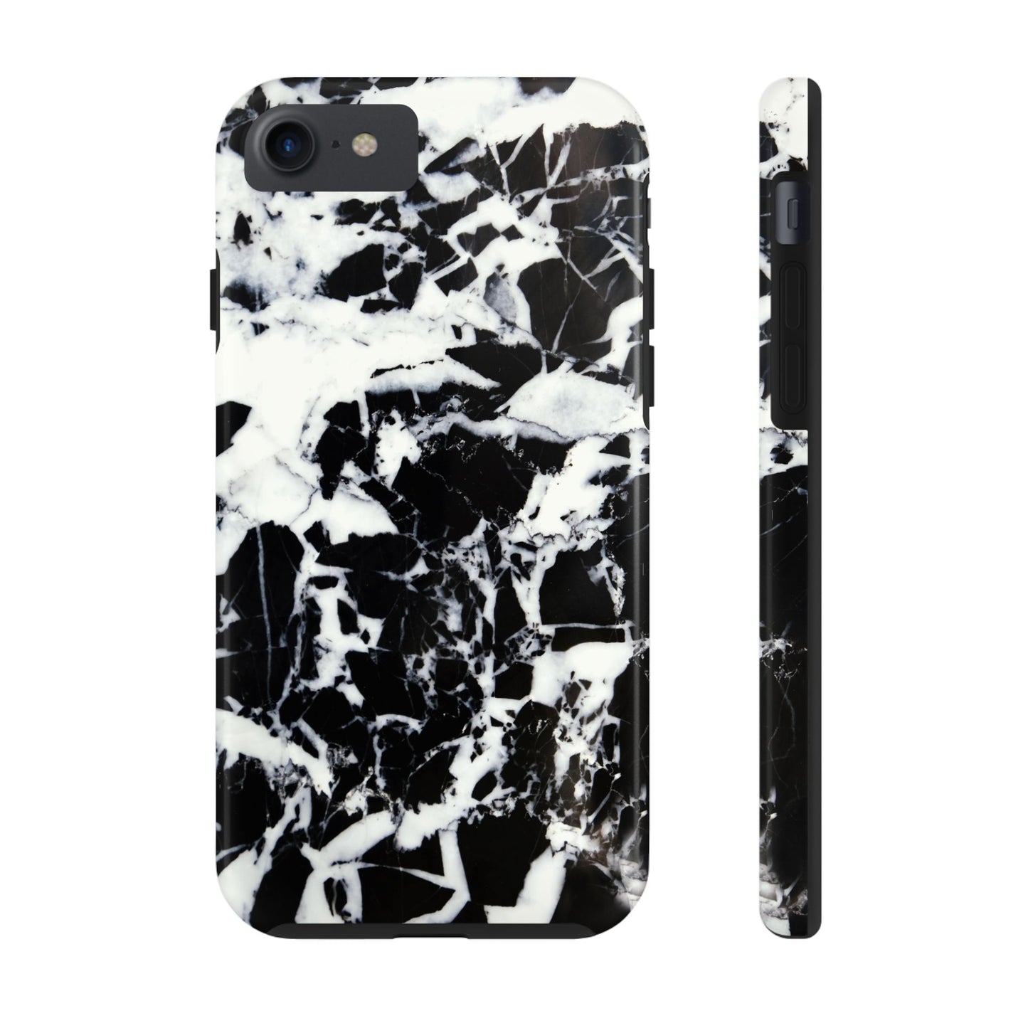 Black & White Shattered Phone Case