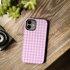 Pink Gingham Phone Case (Apple & Android)