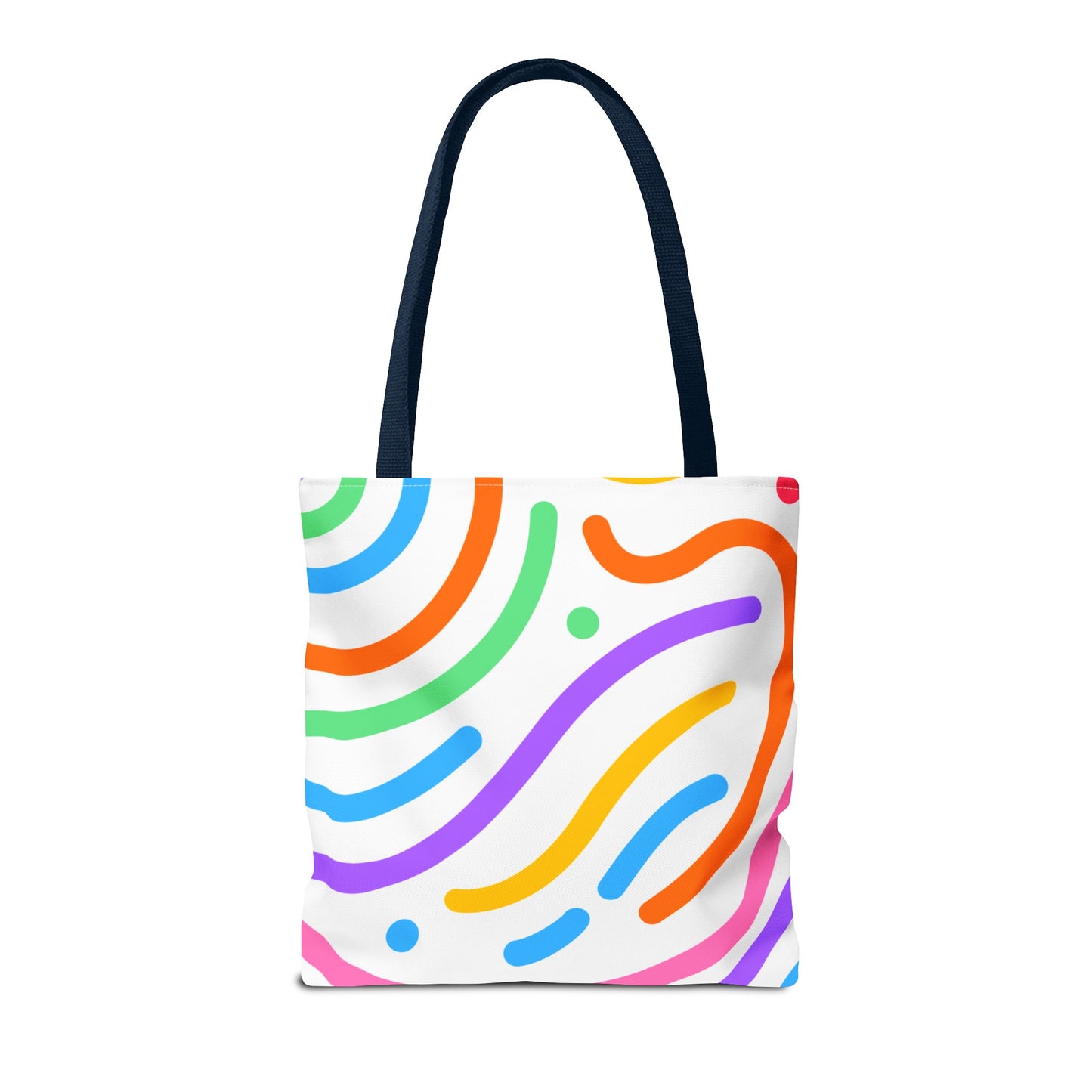 Colorful Doodle Swirl Tote Bag