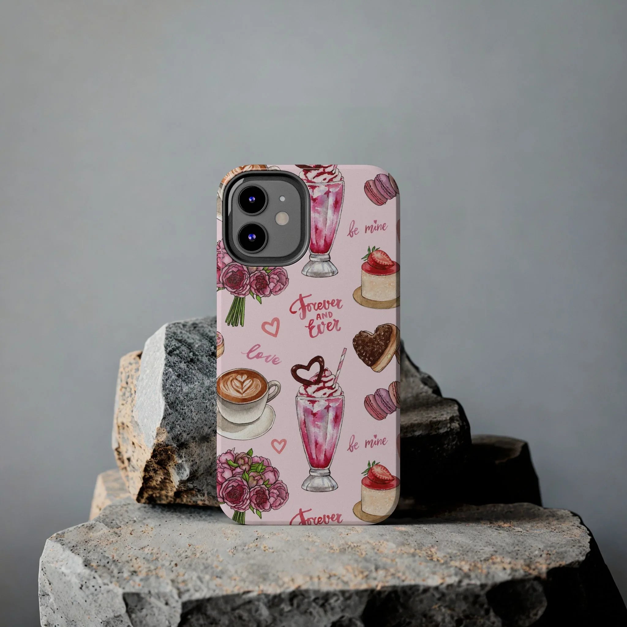 Be Mines Forever Phone Case (Apple & Android) - Pink Sweetheart