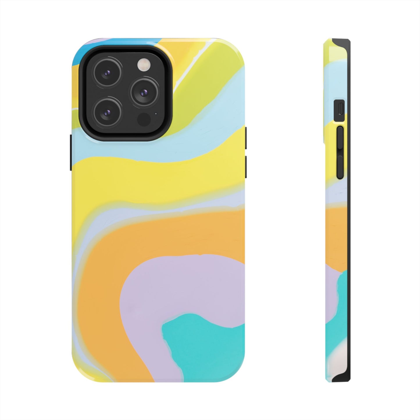 Colorful Pastel Marble Pattern Phone Case