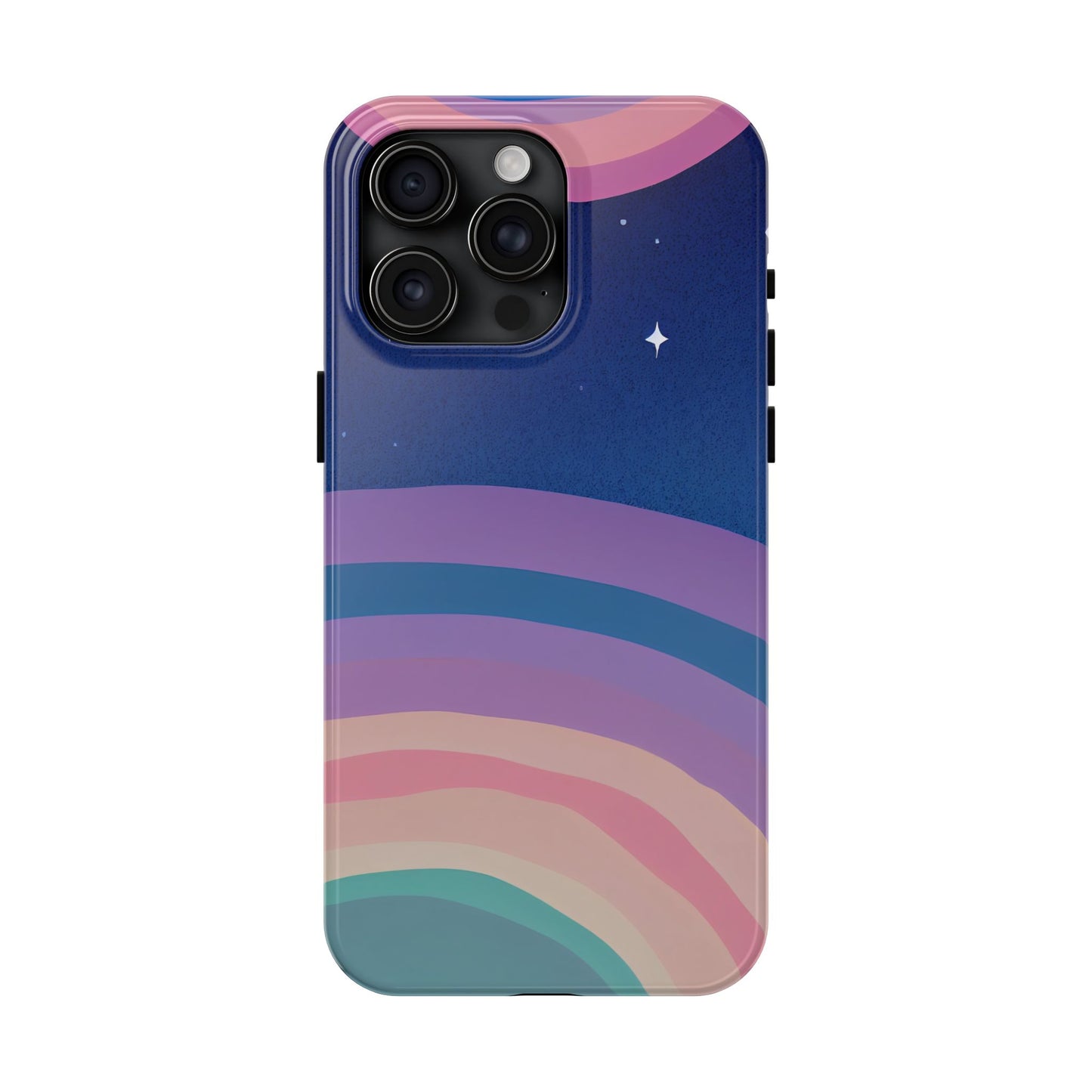 Midnight Rainbows Phone Case