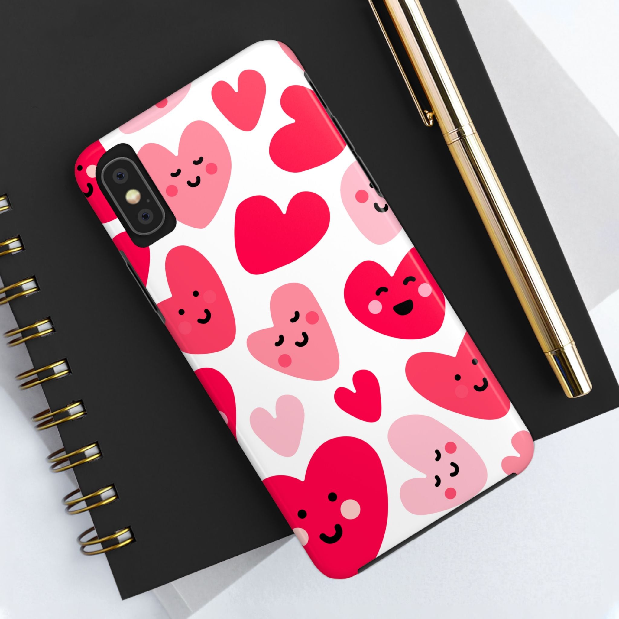 Happy Hearts Phone Case (Apple & Android)