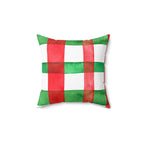 Wrapped Xmas Present Square Pillow