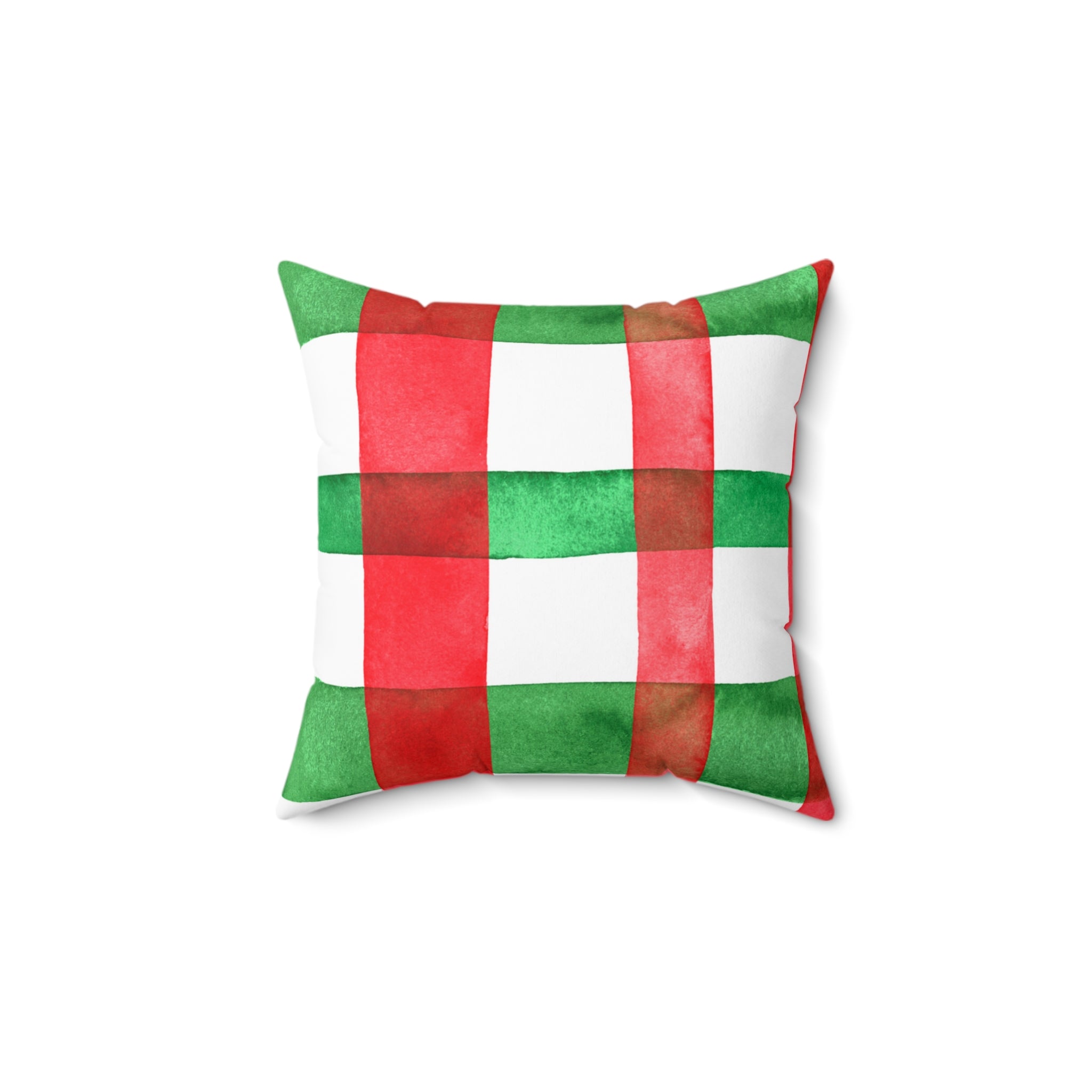 Wrapped Xmas Present Square Pillow